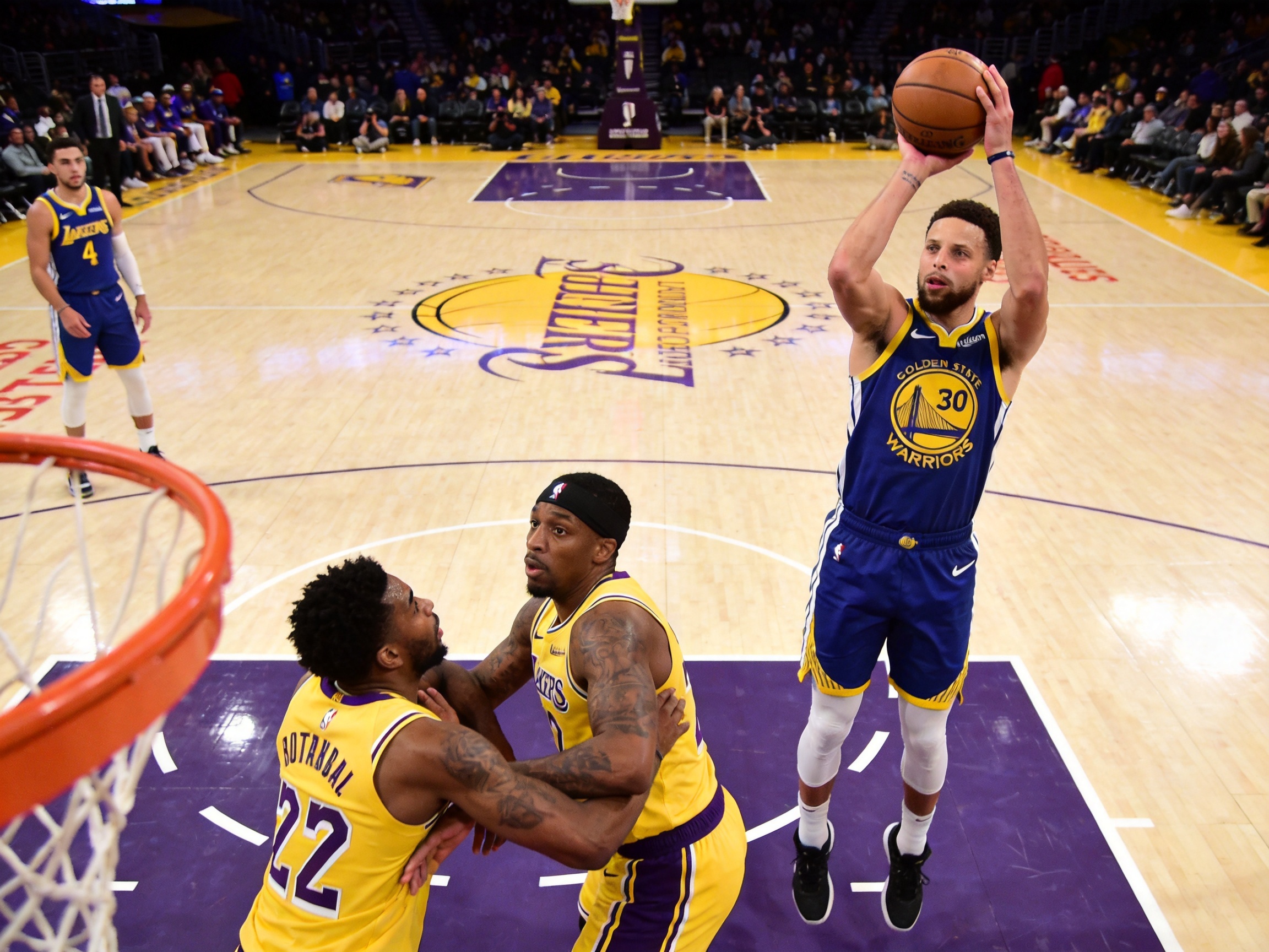 NBA常规赛 湖人vs勇士